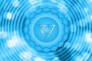 Home Keelchakra diagram met trillingen voor mantra zingen en stembevrijding