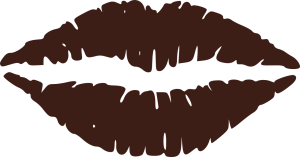 Home Vrouw met rode lippenstift die een professionele en elegante look uitstraalt met lippenstift